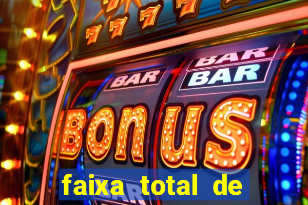 faixa total de gols 2 3 o que significa